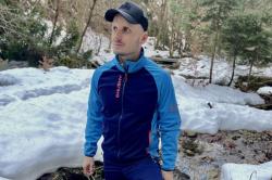 Husky Suli M turquoise/brown pánská softshell bunda