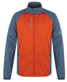 Husky Suli M turquoise/brown pánská softshell bunda