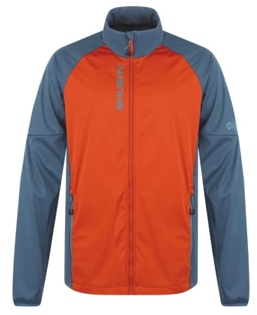Husky Suli M turquoise/brown pánska softshell bunda