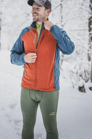 Husky Suli M turquoise/brown pánska softshell bunda