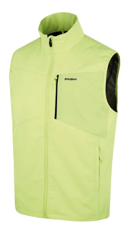 Husky Salien M lt. green pánská softshell vesta