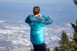 Husky Luma M mustard pánská ultralehká bunda