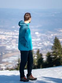 Husky Luma M turquoise pánská ultralehká bunda