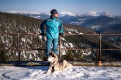 Husky Luma M turquoise pánská ultralehká bunda