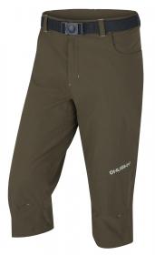 Husky Klumy M khaki pánske 3/4 nohavice