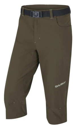 Husky Klumy M khaki pánské 3/4 kalhoty Husky Klumy M khaki pánské 3/4 kalhoty