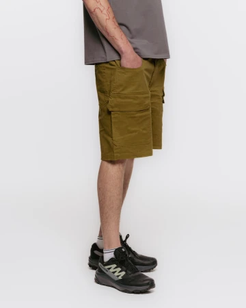 Husky Kobus M khaki pánské bavlněné kraťasy