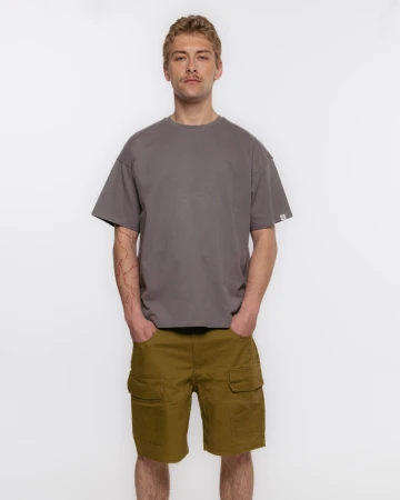 Husky Kobus M khaki pánské bavlněné kraťasy