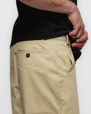 Husky Ruby M beige pánské bavlněné kraťasy