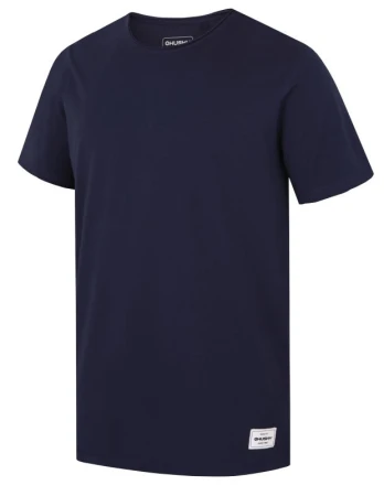 Husky Tee Base M dark blue pánské bavlněné triko