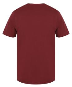 Husky Tee Base M dark bordo pánské bavlněné triko