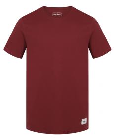 Husky Tee Base M dark bordo pánské bavlněné triko