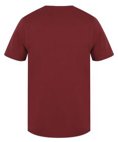 Husky Tee Base M dark bordo pánske bavlnené tričko