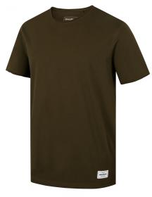 Husky Tee Base M dark khaki pánské bavlněné triko Husky Tee Base M dark khaki pánské bavlněné triko