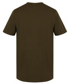 Husky Tee Base M dark khaki pánské bavlněné triko