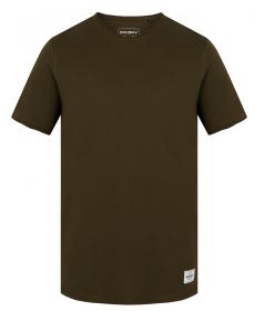 Husky Tee Base M dark khaki pánské bavlněné triko