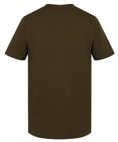 Husky Tee Base M dark khaki pánske bavlnené tričko