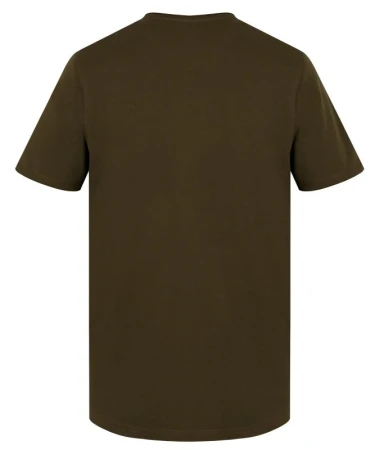 Husky Tee Base M dark khaki pánské bavlněné triko