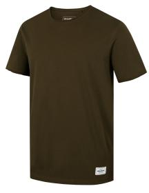 Husky Tee Base M dark khaki pánské bavlněné triko Husky Tee Base M dark khaki pánské bavlněné triko