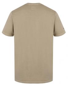 Husky Tee Lake M beige pánské bavlněné triko