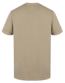 Husky Tee Lake M beige pánske bavlnené tričko