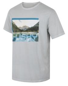 Husky Tee Lake M light grey pánské bavlněné triko Husky Tee Lake M light grey pánské bavlněné triko