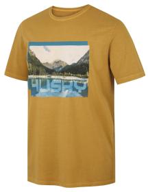 Husky Tee Lake M mustard pánské bavlněné triko Husky Tee Lake M mustard pánské bavlněné triko