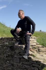 Husky Tee Loba M black pánské bavlněné triko