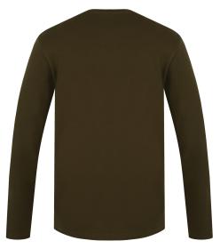 Husky Tee Loba M dark khaki pánské bavlněné triko