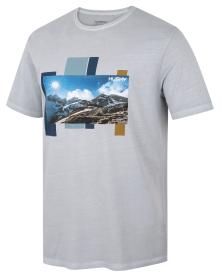 Husky Tee Skyline M light grey pánské bavlněné triko Husky Tee Skyline M light grey pánské bavlněné triko