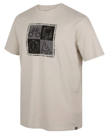Husky Tee Square M grey pánské bavlněné triko