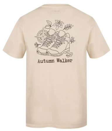 Husky Tee Walker M beige pánské bavlněné triko