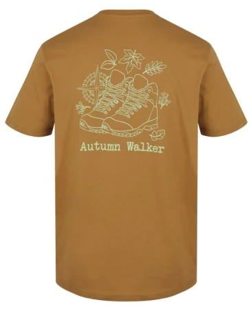 Husky Tee Walker M brown pánské bavlněné triko