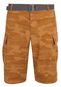 Husky Kalfer M dark mustard pánské funkční kraťasy