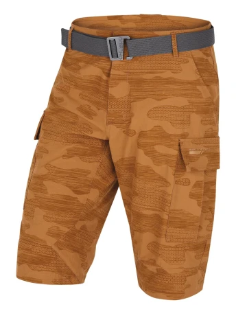 Husky Kalfer M dark mustard pánské funkční kraťasy