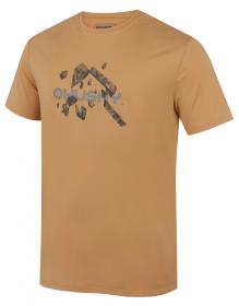 Husk Tywe M mustard pánske funkčné tričko