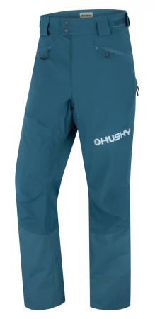 Husky Kippe M faded turquoise pánské lyžařské kalhoty