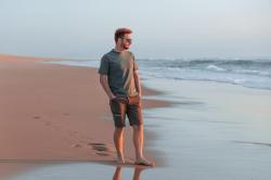 Husky Kiani M black pánské kraťasy