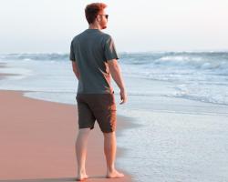 Husky Kiani M blue pánské kraťasy