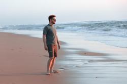 Husky Kiani M blue pánské kraťasy