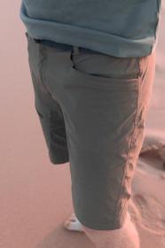 Husky Kiani M khaki pánské kraťasy