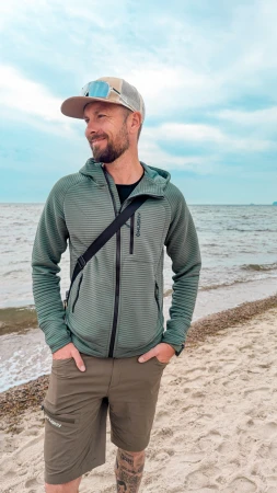 Husky Kiani M khaki pánské kraťasy