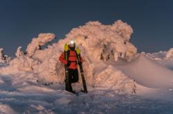 Husky Galti M black pánské lyžařské kalhoty