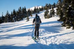 Husky Galti M black pánské lyžařské kalhoty