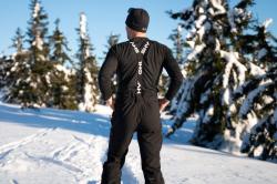 Husky Galti M black pánské lyžařské kalhoty