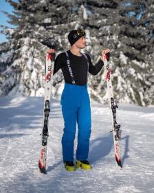 Husky Gilep M modré pánské lyžařské kalhoty