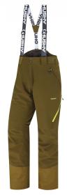 Husky Mitaly M dk. khaki pánske lyžiarske nohavice