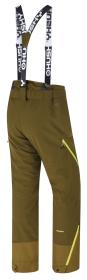 Husky Mitaly M dk. khaki pánské lyžařské kalhoty