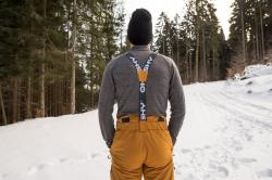Husky Mitaly M dk. khaki pánské lyžařské kalhoty