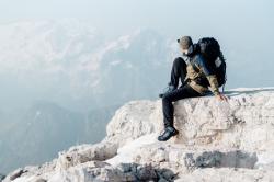 Husky Kamela M khaki pánské outdoor kalhoty